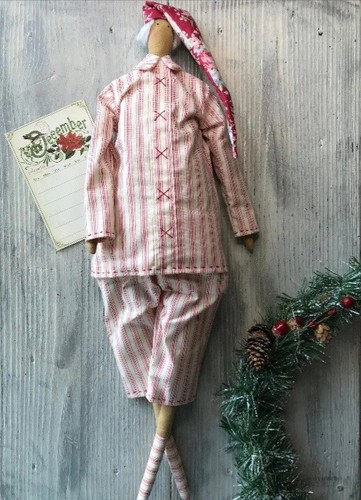 Vintage tilda pyjama santa - vintage,