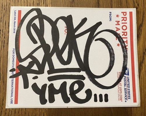 Spek yme signed hand drawn - yme,