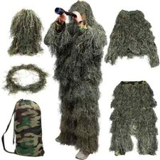 5-Pc Woodland Ghillie Suit