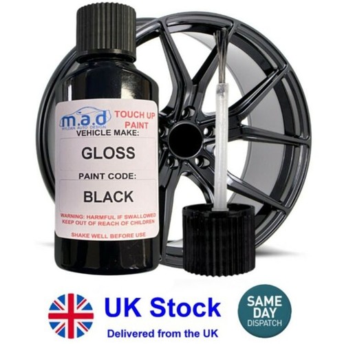 Gloss black alloy wheel - black,