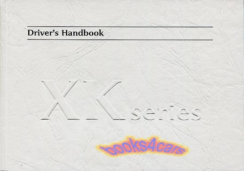 Jaguar xk8 xkr owners manual - owners,