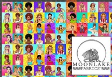 Fun Pop Art Fashion Fabric