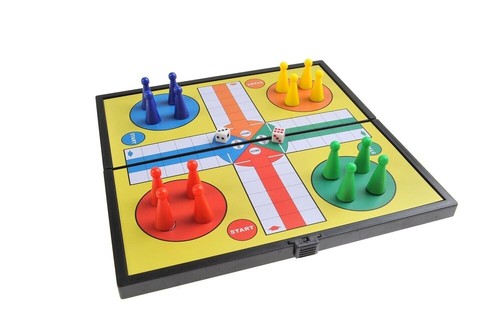 Magnetic ludo board game - magnetic,