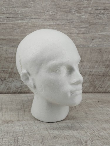 Styrofoam head display mask - styrofoam,