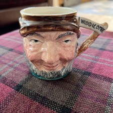 Vintage Sandland Character Ware  Toby Jug "To Widdicombe"