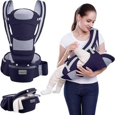 4 in 1 Baby Carrier - Breathable & Adjustable Newborn to Toddler Carrier...