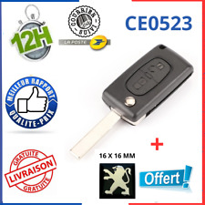 Peugeot 207,307,308,3008,5008 blade without groove button CE0523