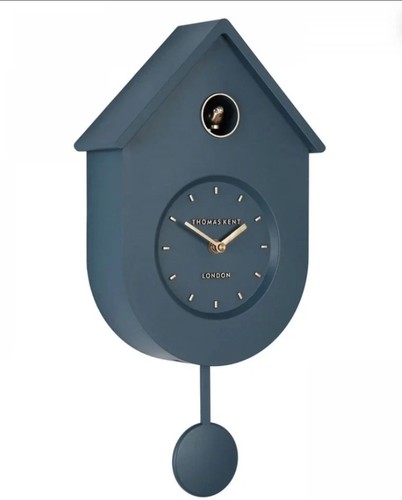 Cuckoo wall clock - wall, navy-rrp-