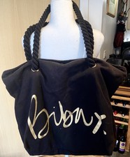 LARGE Biba Black Gold Metallic