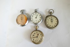 VINTAGE LOT WW2 SMITHS GSTP MILITARY WATCH & STOPWATCH + MORE SPARES / REPAIR