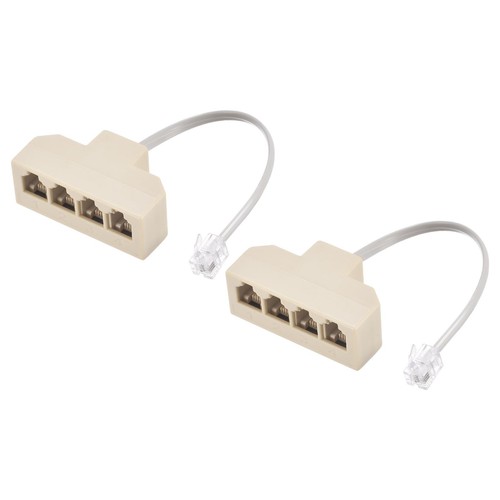 Phone jack splitter 6p4c way - 6p4c,