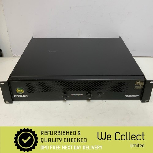 Crown xls402 power amplifier - crown,