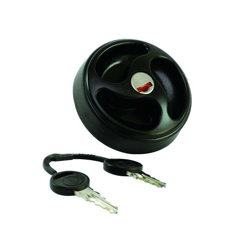 Black lockable water tank - black,