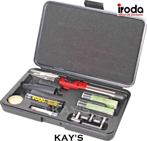 Gas soldering iron kit 125w - gas,