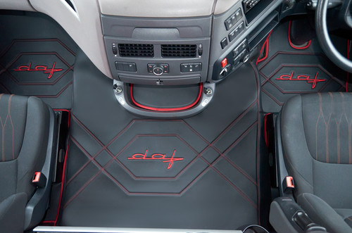Truck eco leather floor mats - truck,