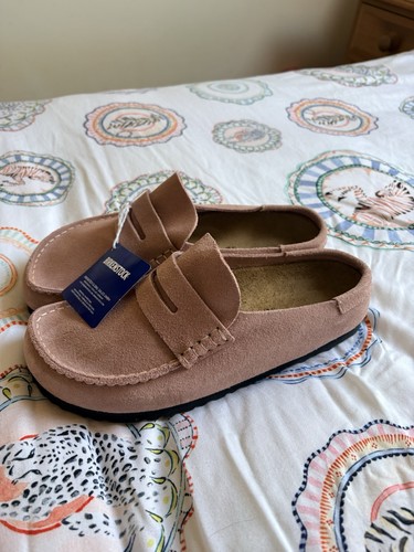 Birkenstock naples pink clay - birkenstock,