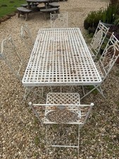 Aluminium Cast Garden Table