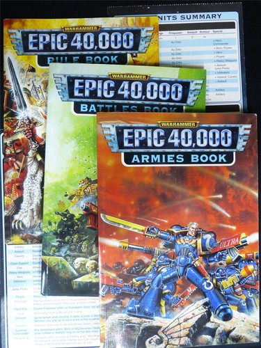 Warhammer epic 40k rules - epic, &