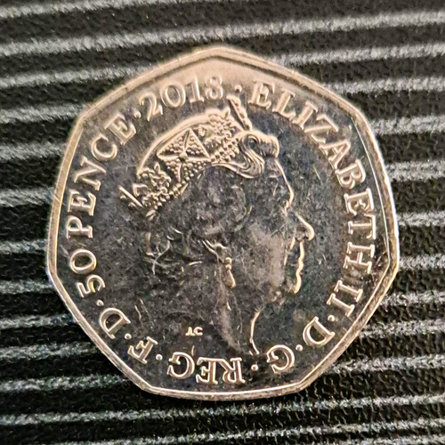 Elizabeth 2018 50p coin - elizabeth, ii