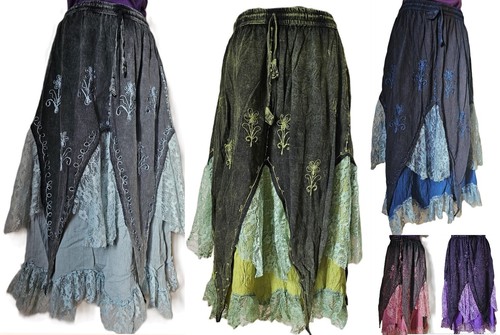 Handmade lace skirt festival - handmade,