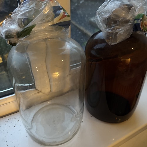 Litre glass demijohns - 5,