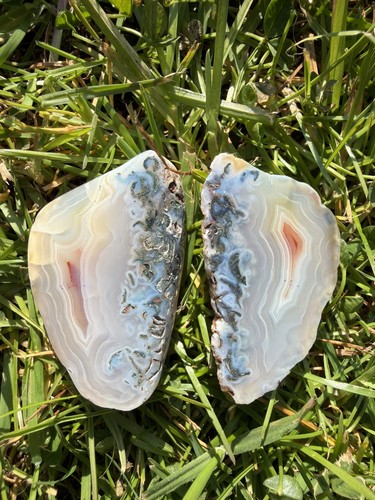 Cut and polished malawi - polished, agate