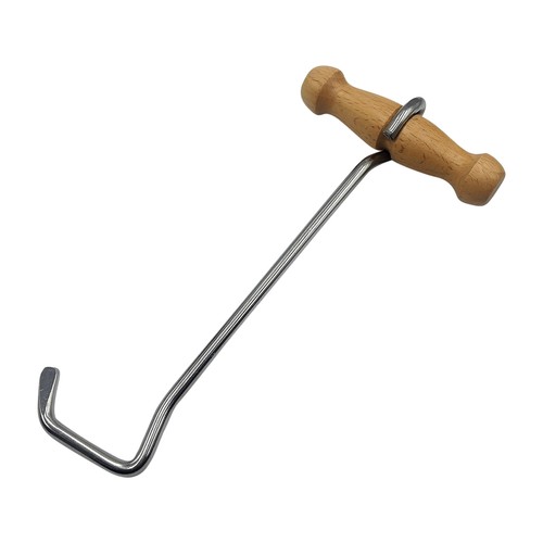 Wooden handle boot hook - wooden,
