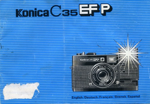 Konica c35ef camera - c35ef, p