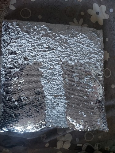 Throw pillow with silver - pillow,