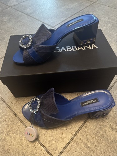 Dolce gabbana blue leather - ,