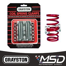 Grayston Coil Spring Clamps – Raise or Lower Suspension, 1 Pack, Chrome Finish