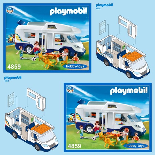 Playmobil 4859 camper van - playmobil, *