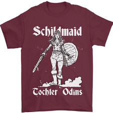 Schildmaid Viking Shield Maiden Mens T-Shirt 100% Cotton