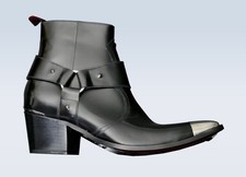 Jeffery-West MUSE Sixx 'DIRT' Black Rock 'n Roll Harness Boot RRP £335