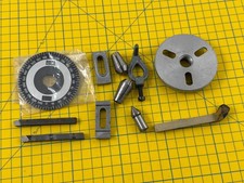 Various accessories for EMCO Unimat 3 lathe - vintage model making