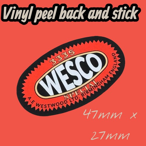 Wesco 3335 special - oil, jug
