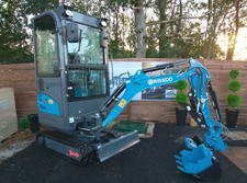 2025 KUBOTA POWERED RIPPA R15 ECO MINI EXCAVATOR 1.5 TON FULL CAB INC VAT
