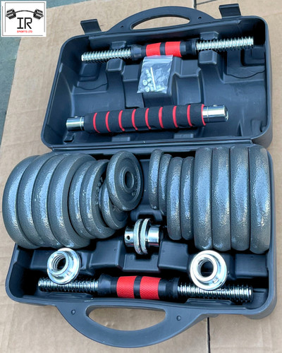 Cast iron adjustable dumbbell - cast,