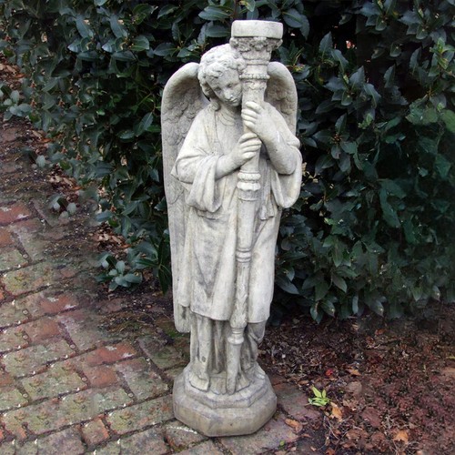 Fallen angel stone garden - fallen,