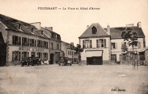 Old postcard fouesnant - 29,
