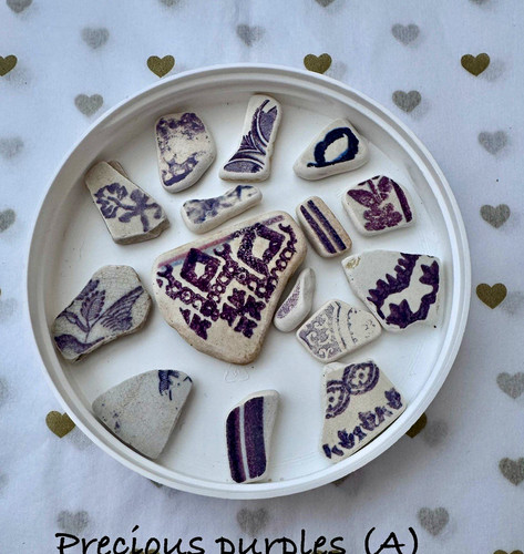 Scottish sea pottery shards - scottish,