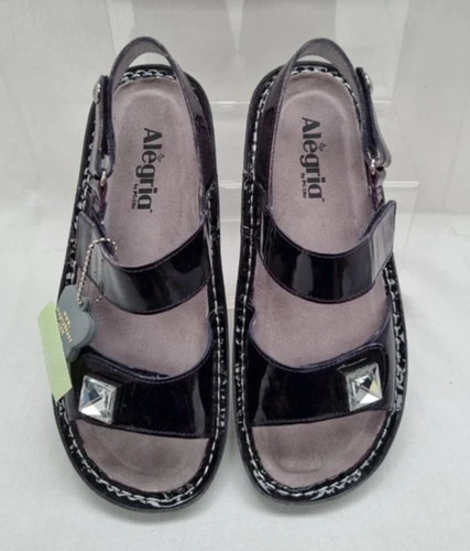 Alegria purple patent flat - purple,