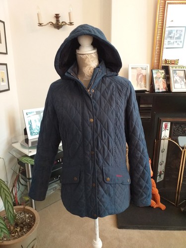 Ladies barbour navy quilted - barbour,