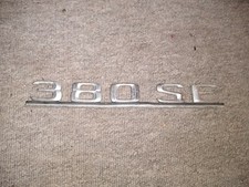 MERCEDES W126 380SE BADGE