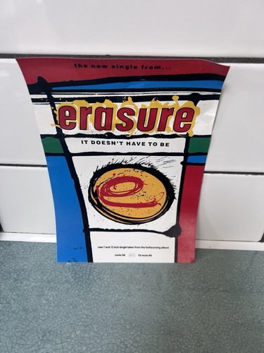 Erasure promotional posters - erasure,