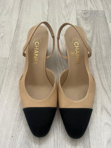 Authentic chanel beige black - beige, &
