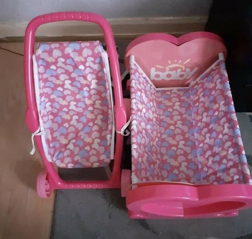 Baby dolls cot and - dolls,
