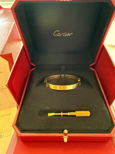 Cartier love bracelet - love, bracelet,yellow