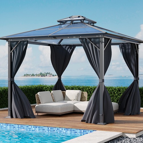 Hardtop gazebo garden - hardtop,
