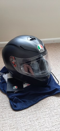 Agv helmet matt black - helmet, k5